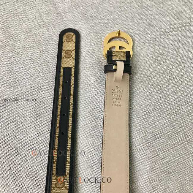 Gucci Classic Belt Handmade Original Size Brown & Black